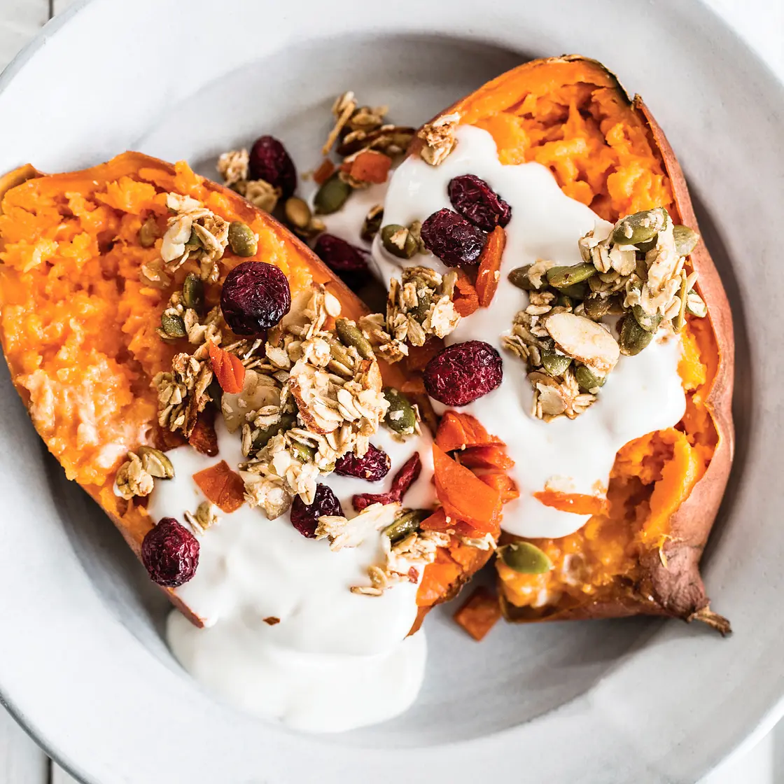 BREAKFAST SWEET POTATOES, TWO WAYS