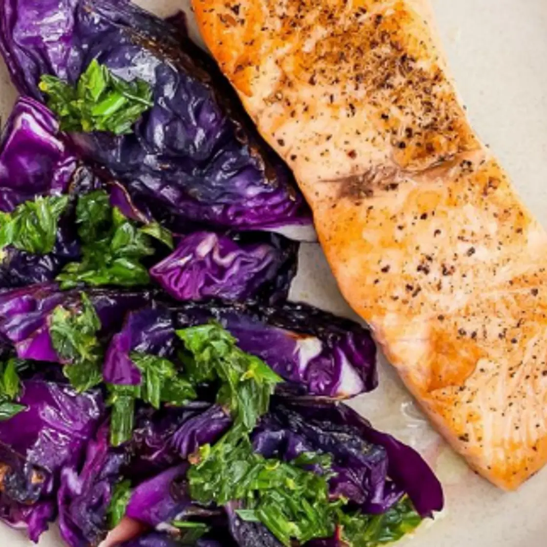 One Pan Lemon & Chive Salmon