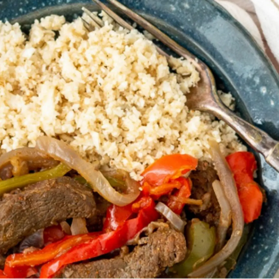 Pressure Cooker Steak Fajita Bowls