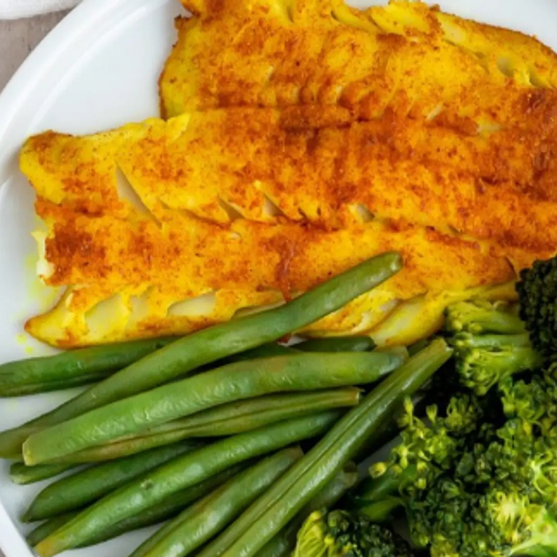 Pan Fried Haddock with Broccoli & Green Beans