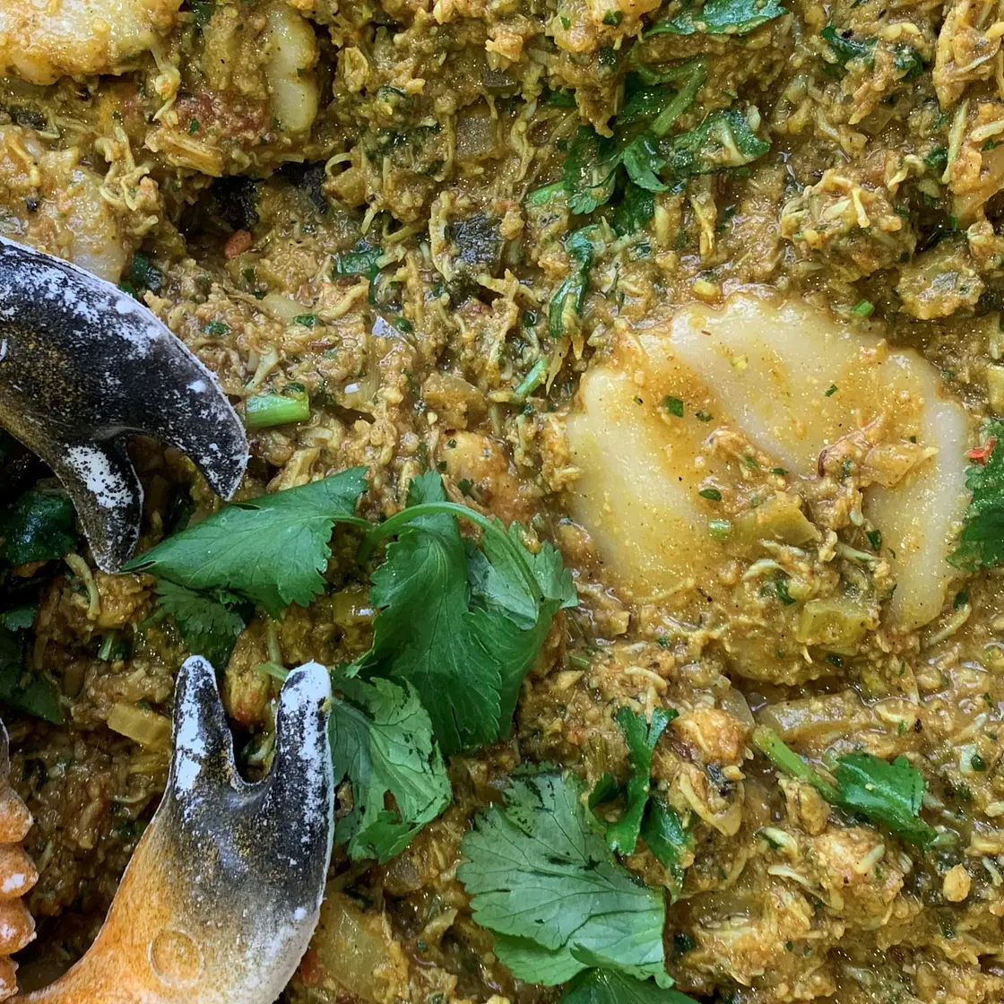 Curry Crab & Dumplings