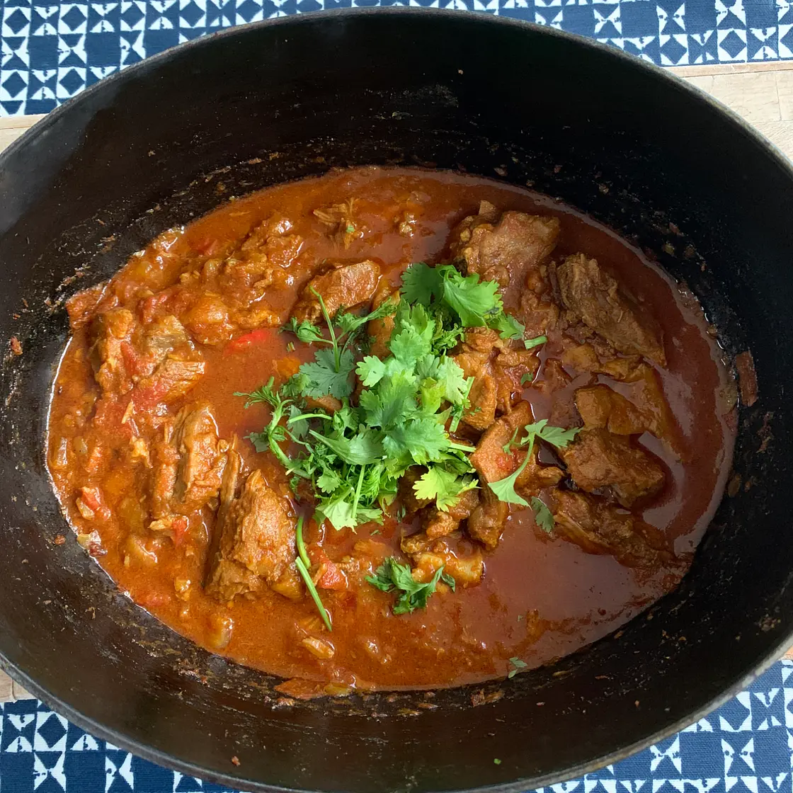 Mum's special lamb curry