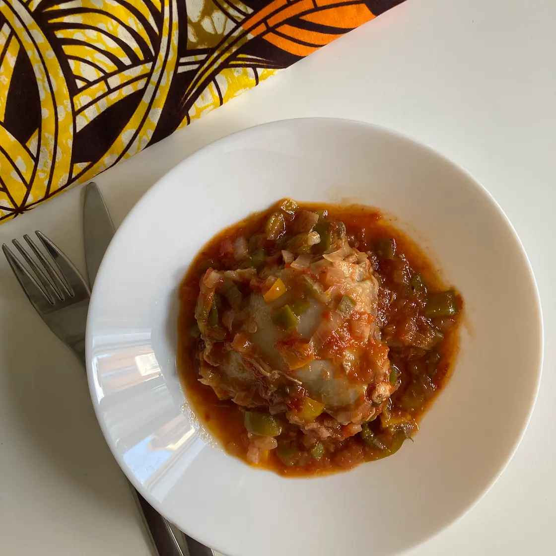 Boiled indigenous chicken