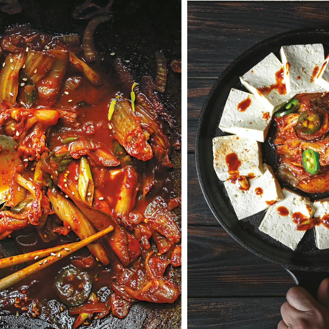 DOOBOO KIMCHI  (두부김치• Tofu and Kimchi)