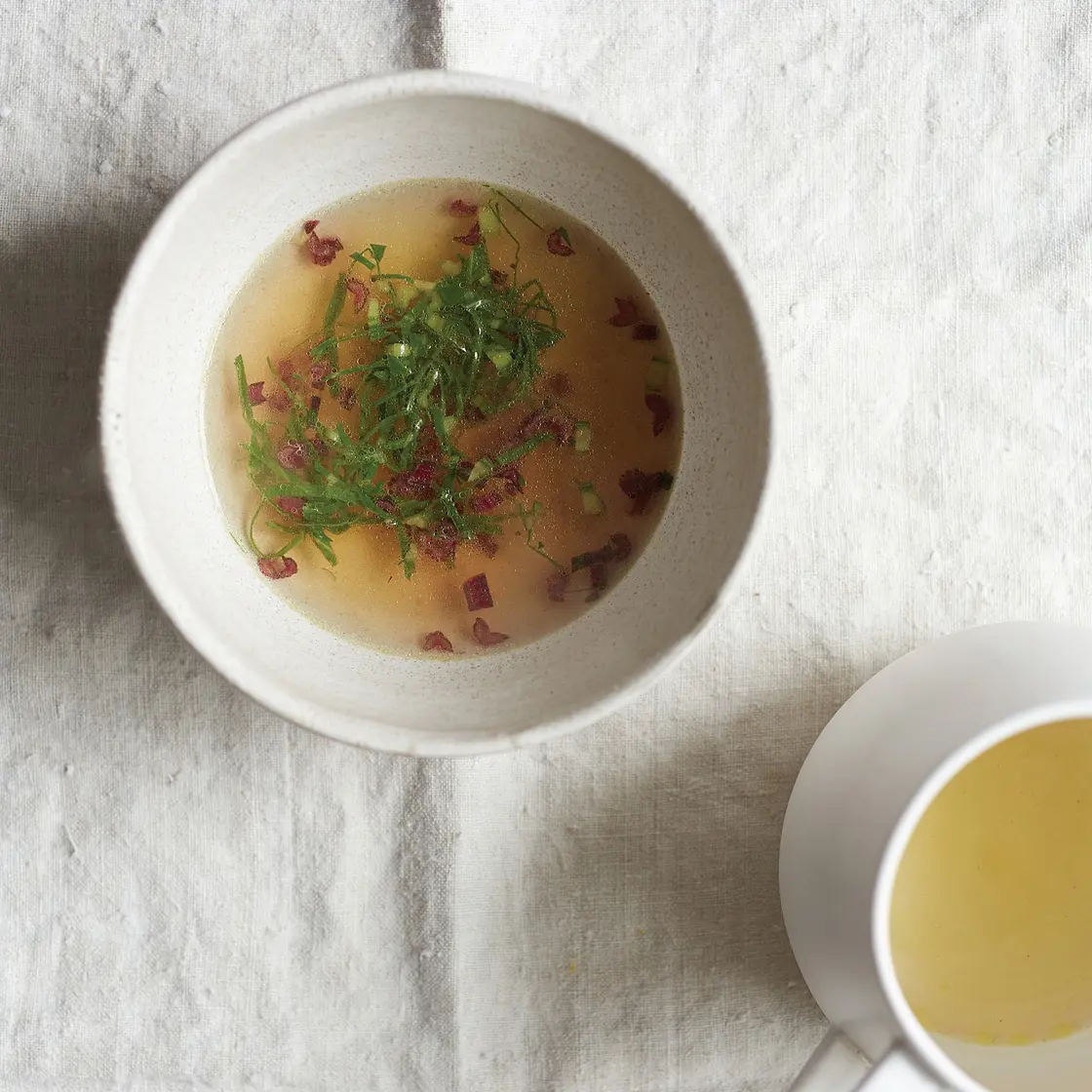Turmeric Detox Broth with Swiss Chard