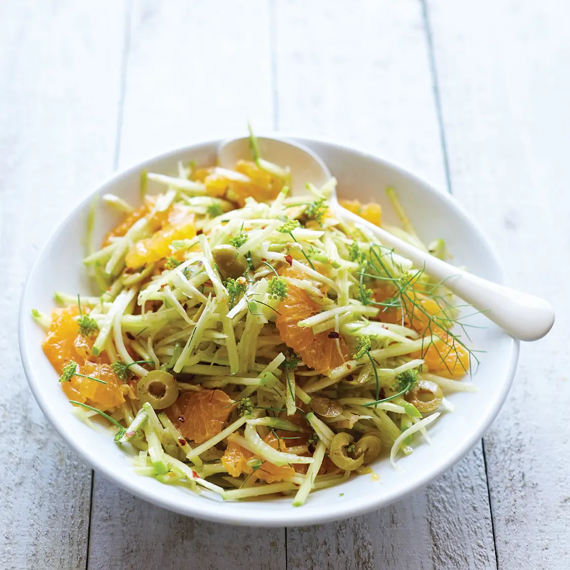 FENNEL, TANGERINE & OLIVE SLAW