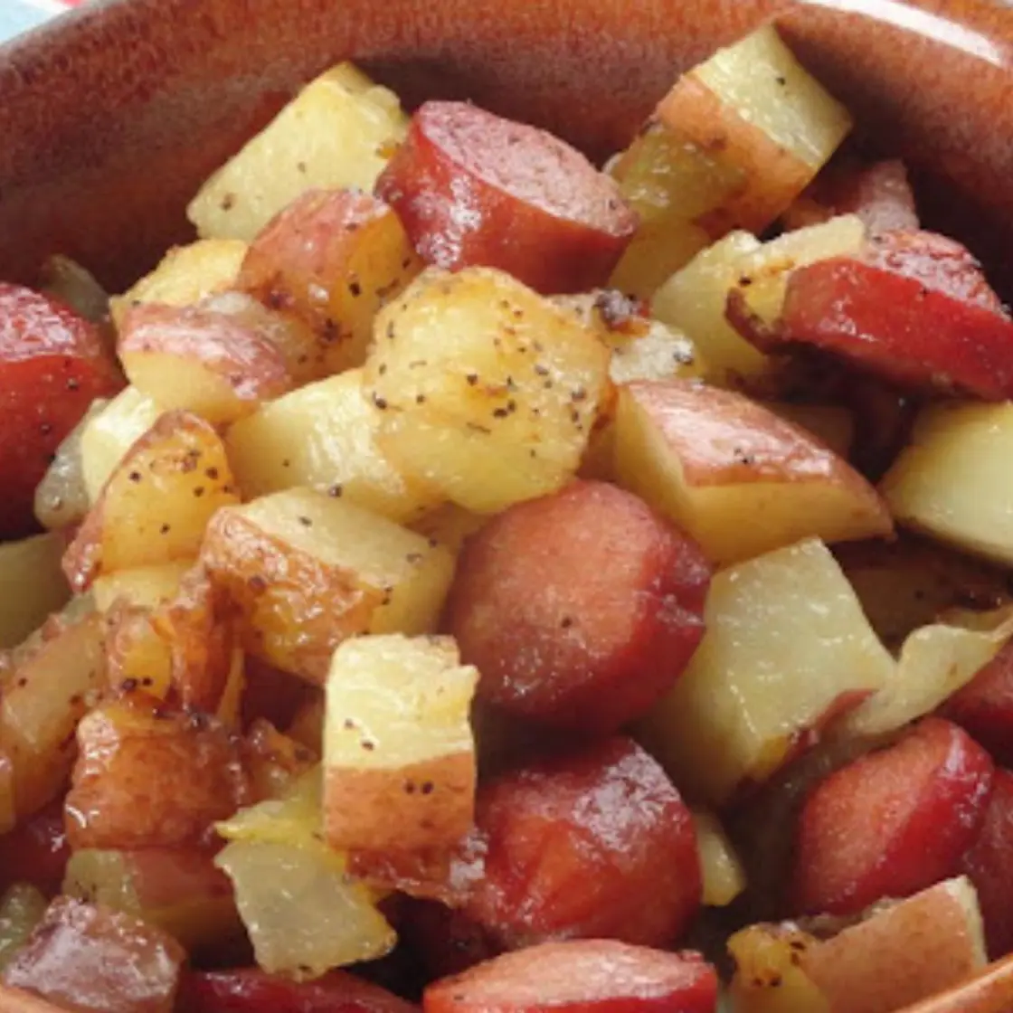 Franks & potatoes