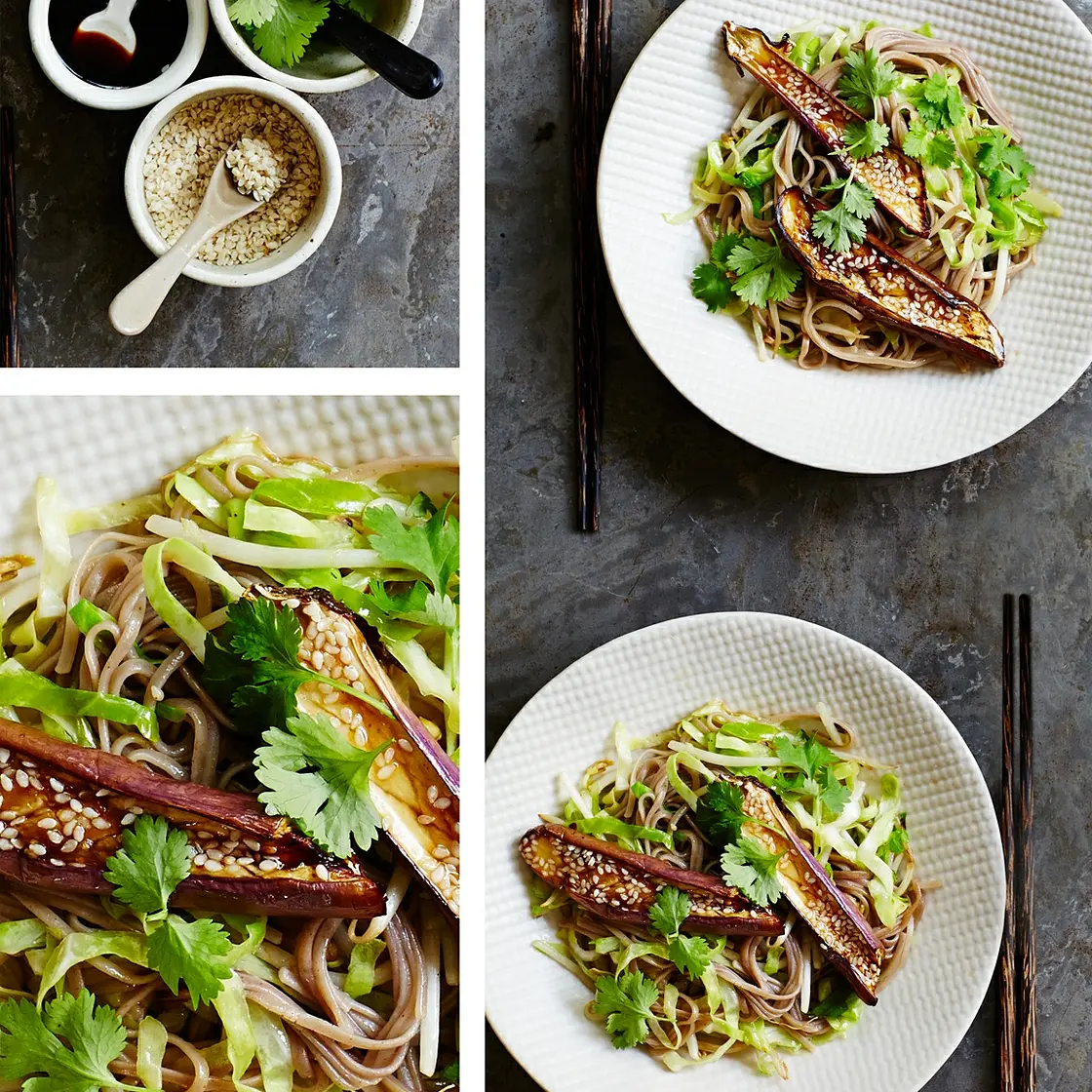 MISO JAPANESE AUBERGINE & BUCKWHEAT NOODLES