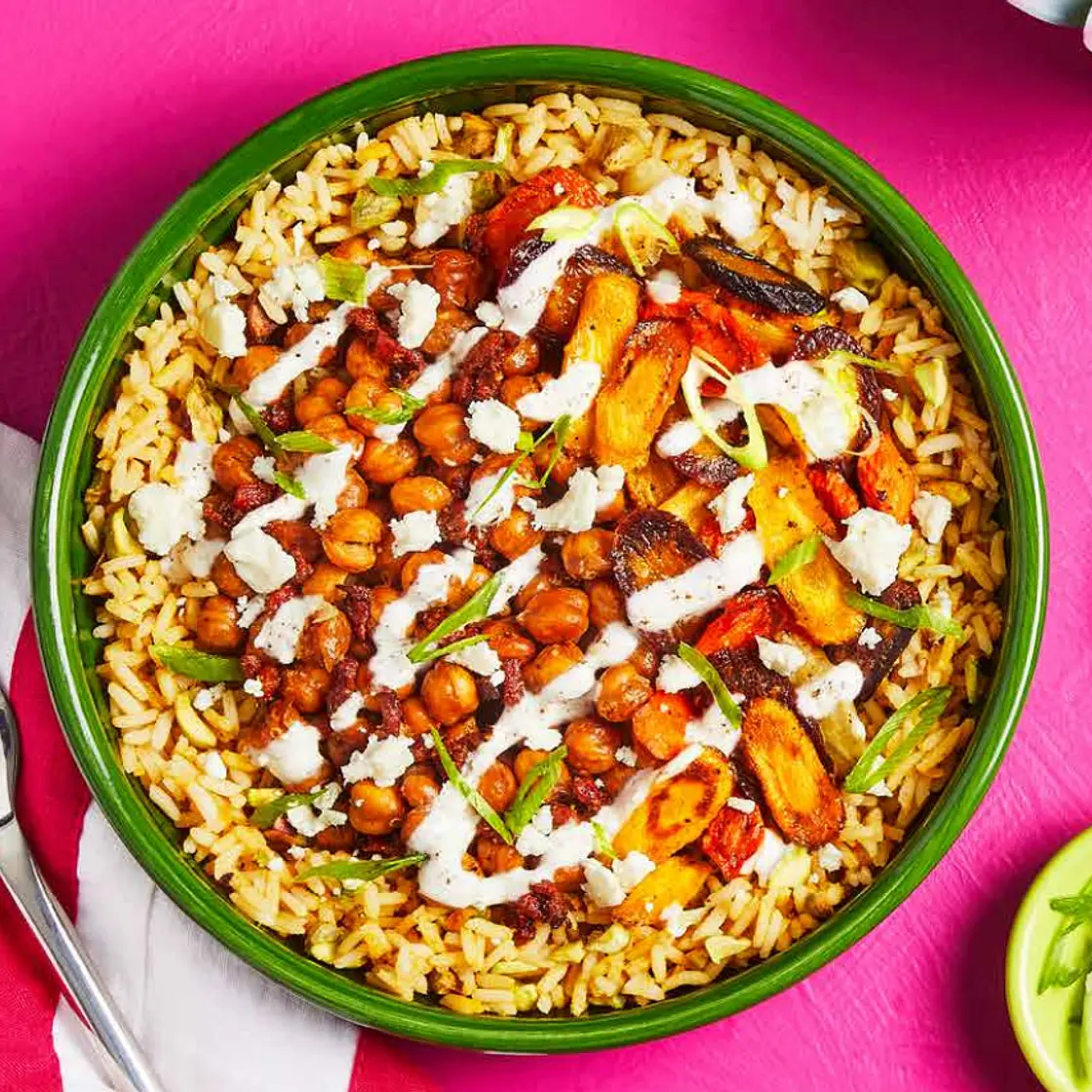 MIDDLE EASTERN STYLE CHICKPEA BOWLS