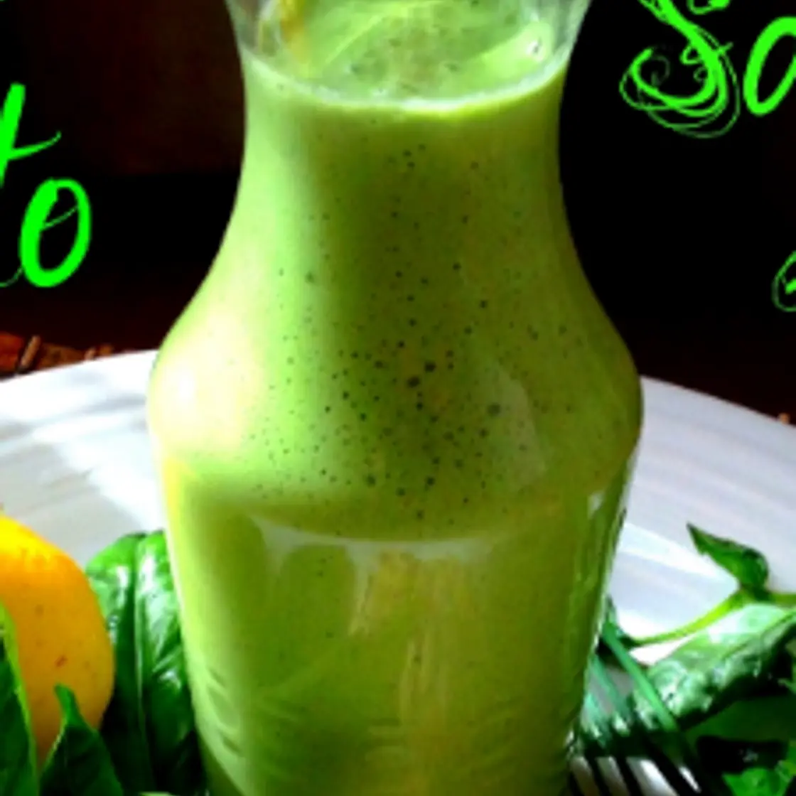 Creamy Pesto Salad Dressing