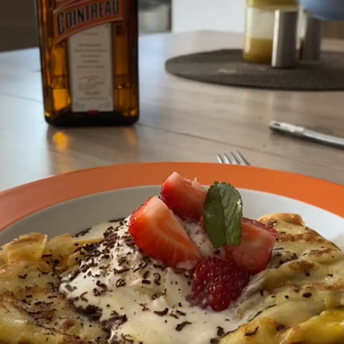 Crêpe Suzette – kalt und heiß