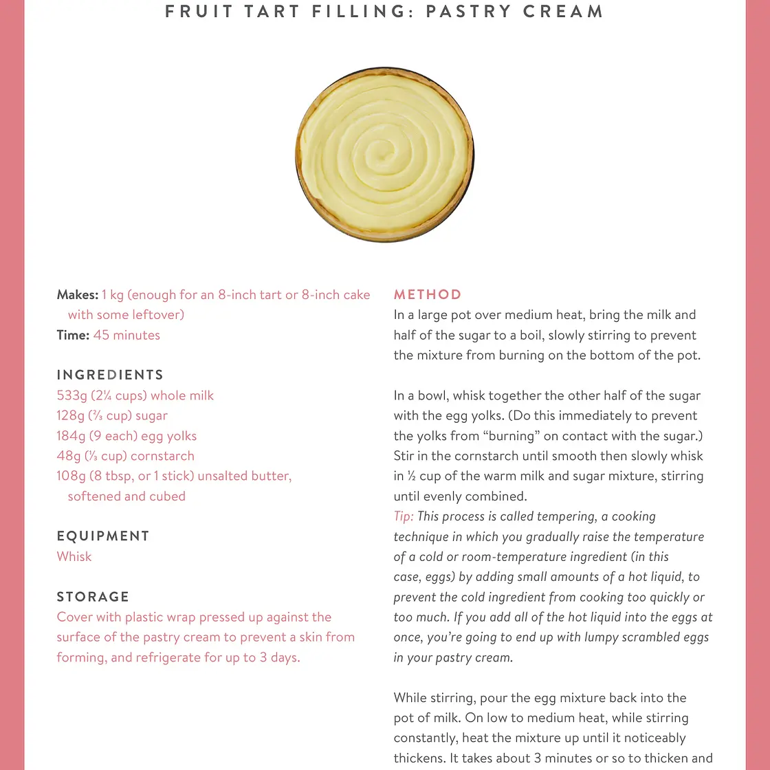 Pastry Cream