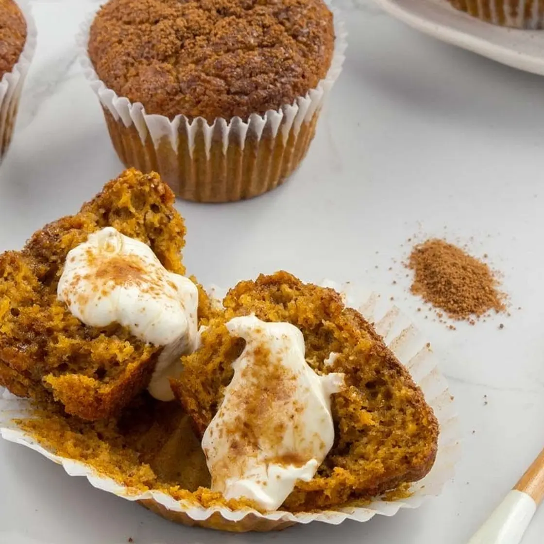 Cinnamon Sugar Pumpkin Muffins