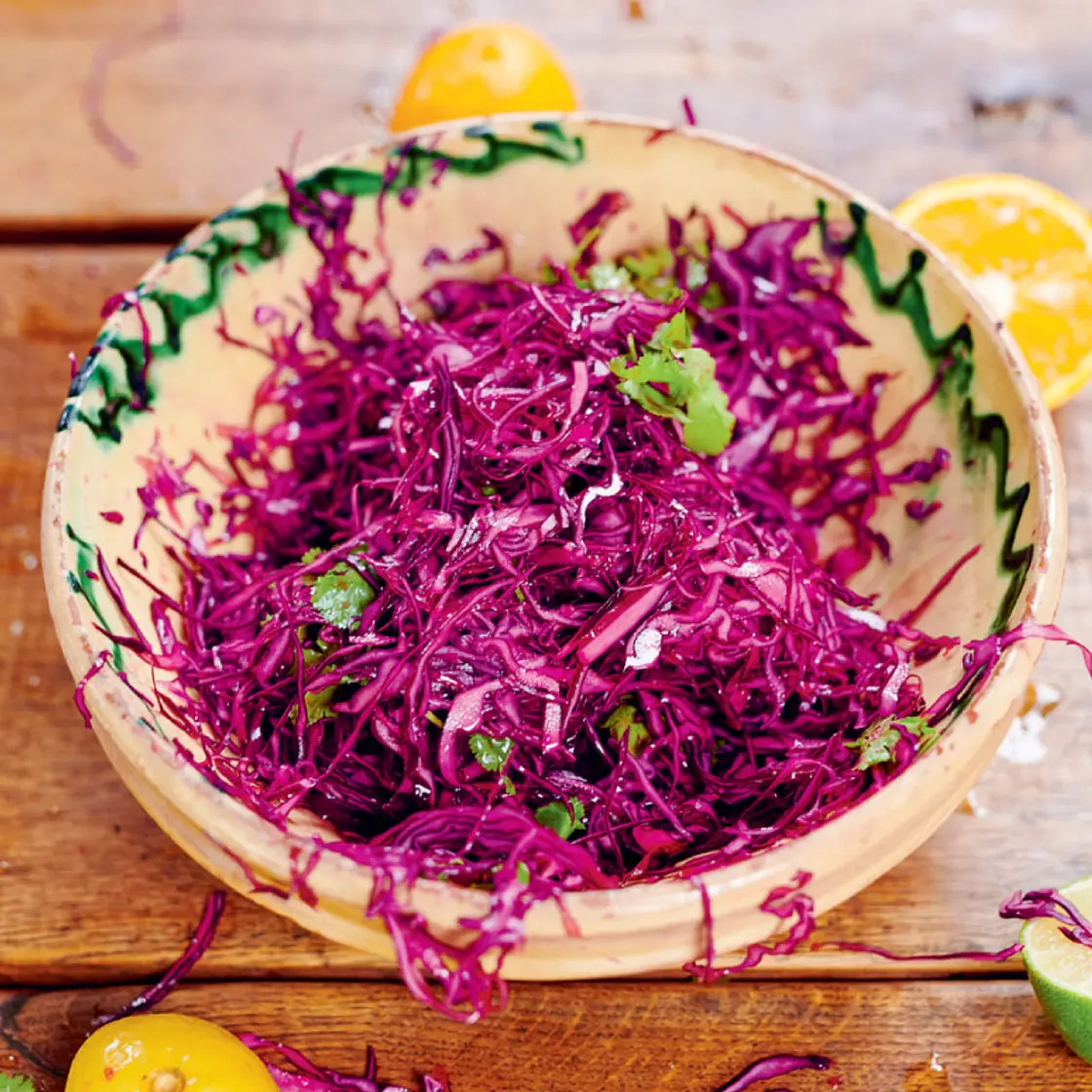RED CABBAGE HERBS & CITRUS