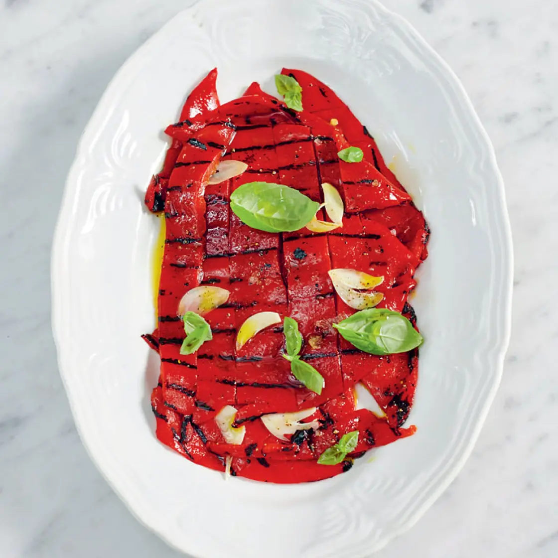 GRIDDLED PEPPERS