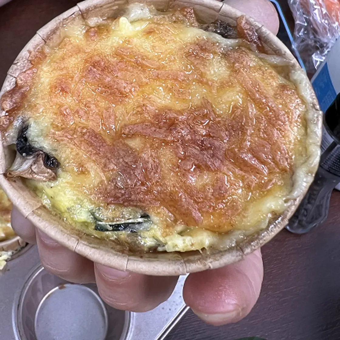 Cupcake omelet