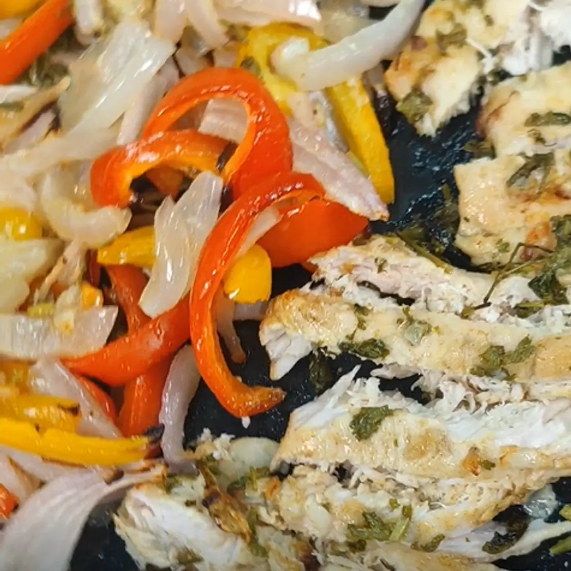 Fajitas plate