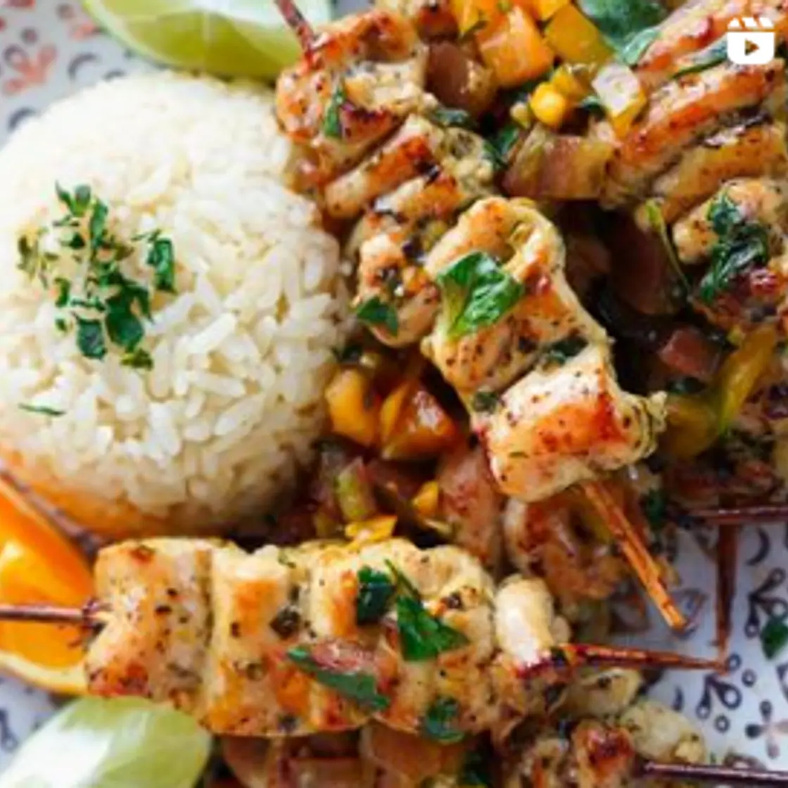 Citrus and Herb Chicken Skewers