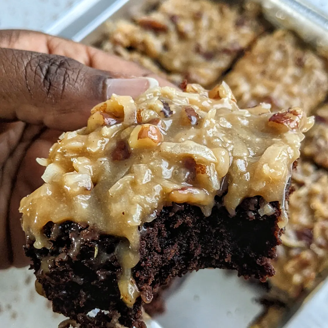 German Chocolate Brownies