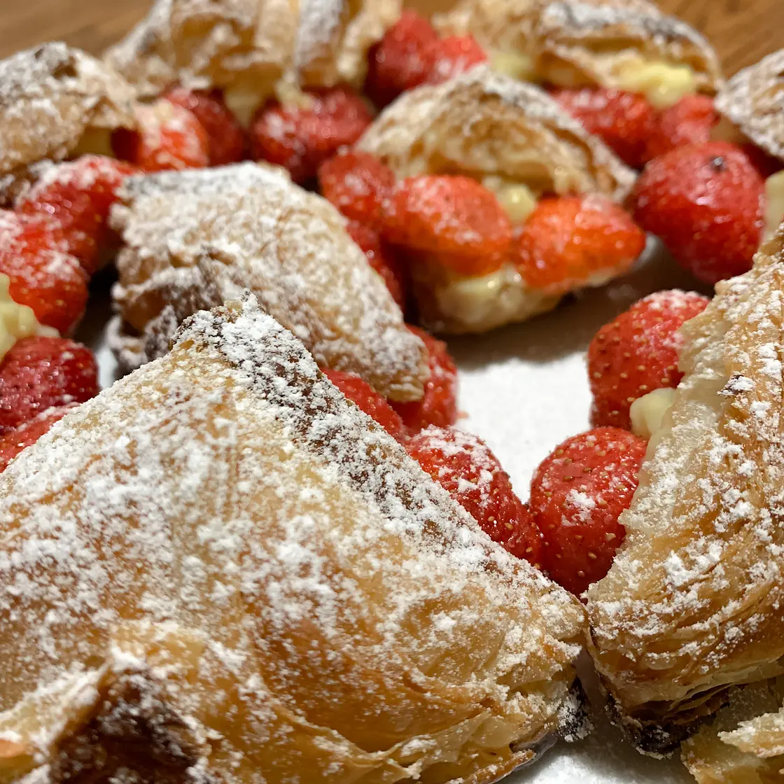 Strawberry Croissants