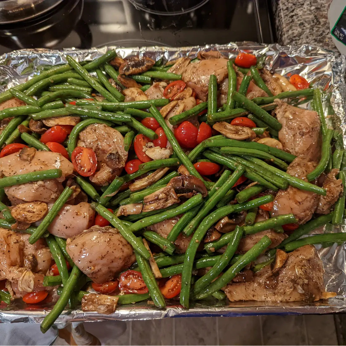 Tuscan Garlic Sheet Pan