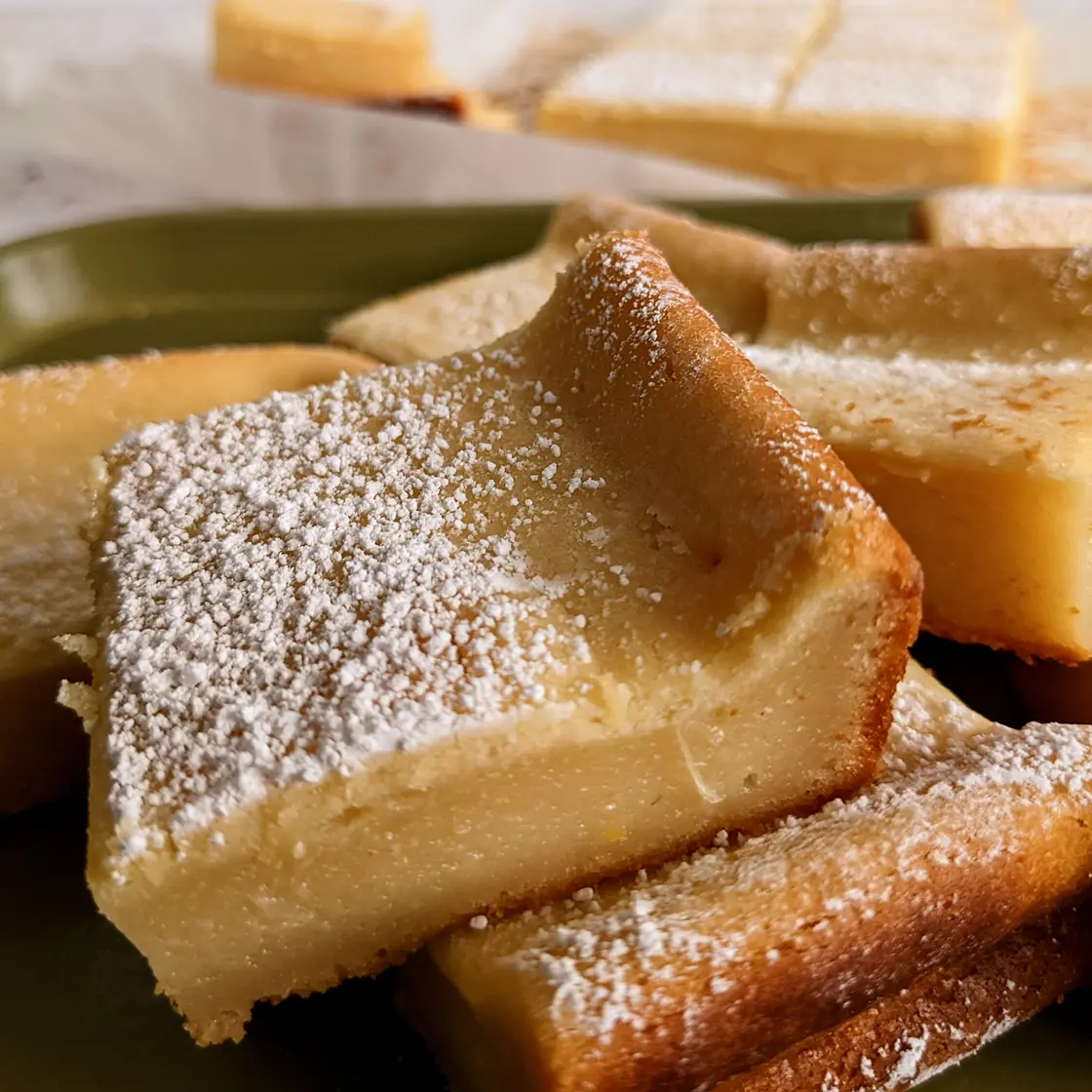 Lemon Butter Mochi Bars