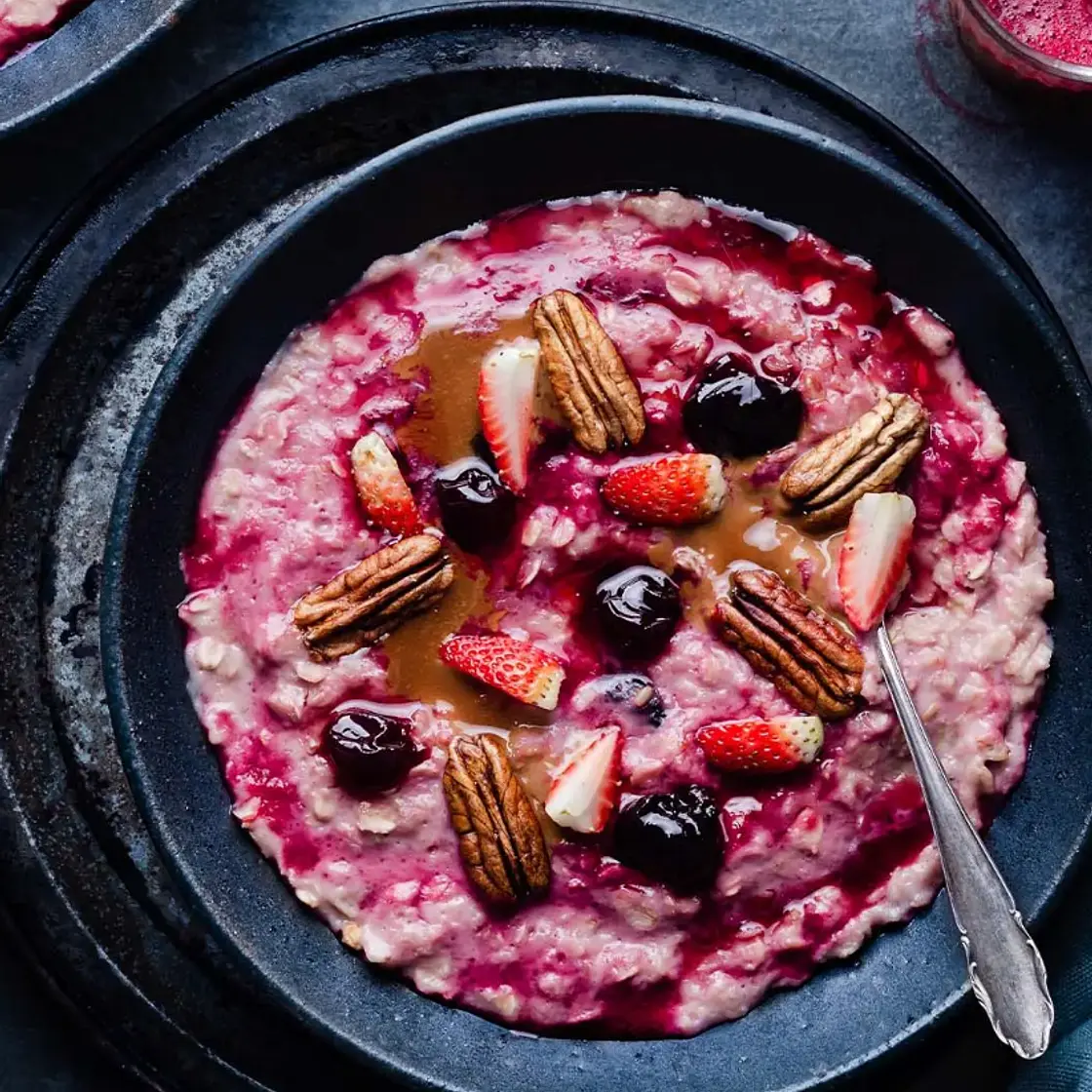 Gesundes Beeren Porridge