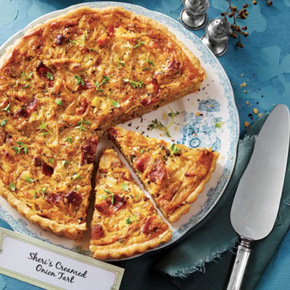 Creamed Onion Tart