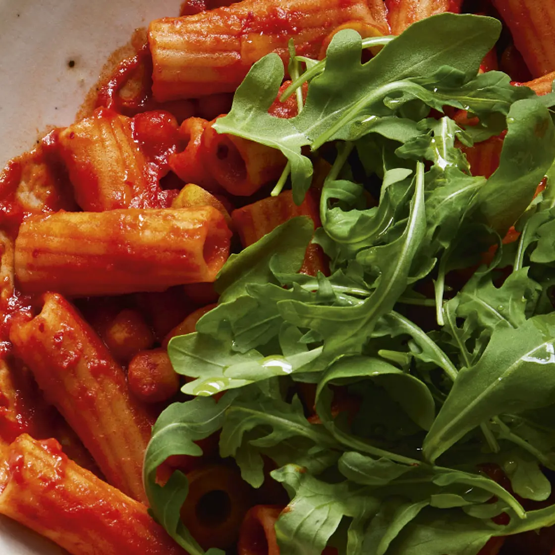 Tomato & Chickpea Pasta