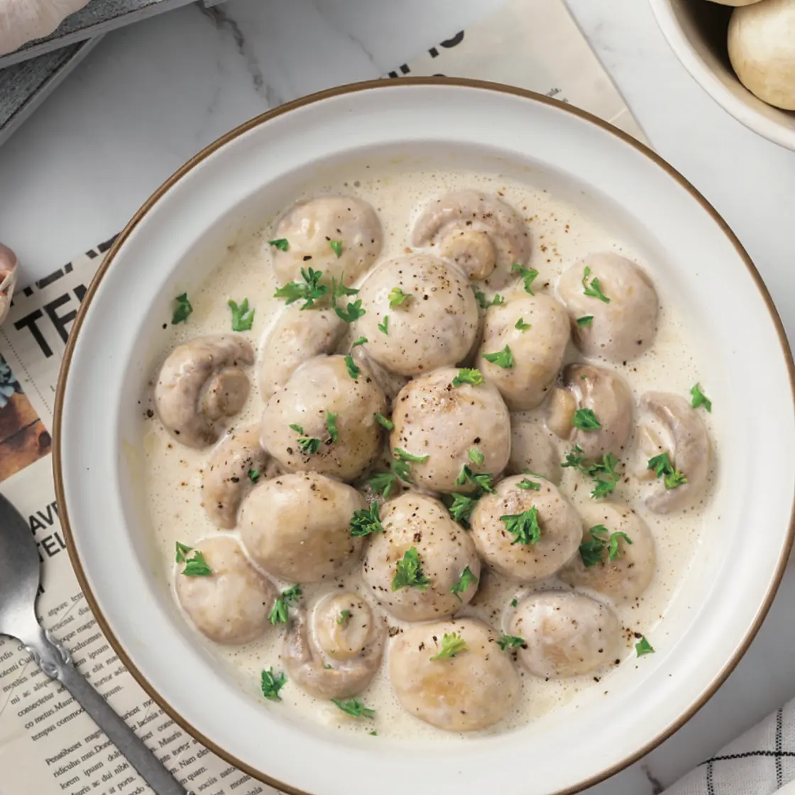 Cream Mushrooms