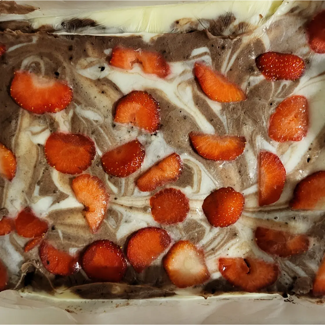 Strawberry Chocolate Greek Yogurt Bark