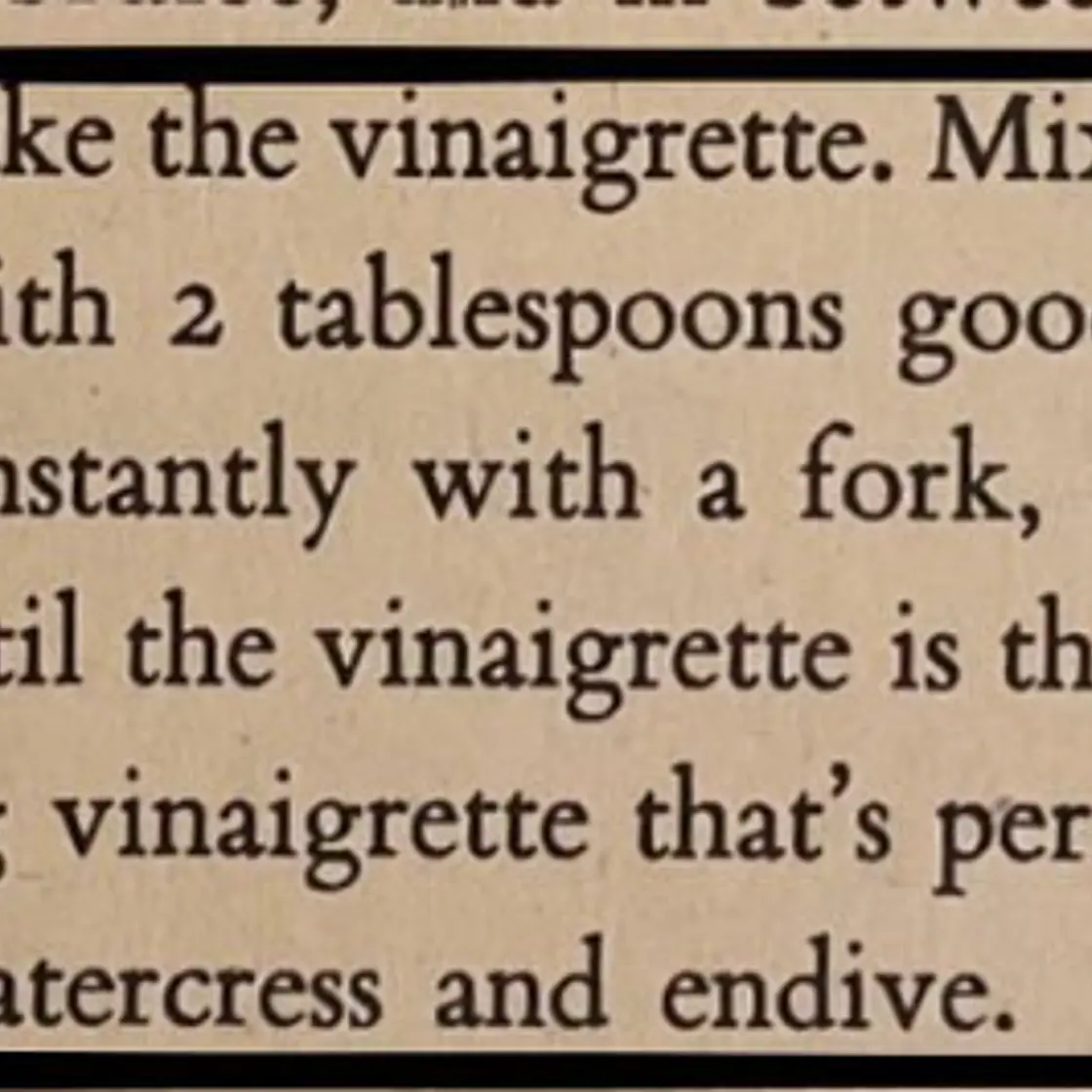 Vinaigrette