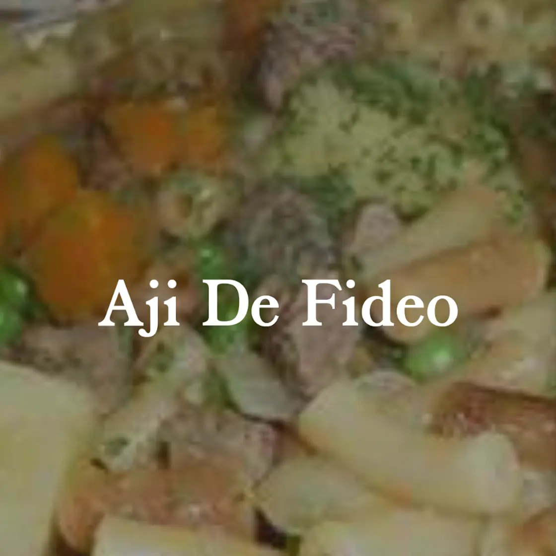 Bolivian Aji de Fideo (Meat and pasta stew)