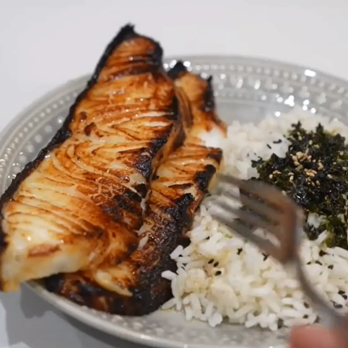 Miso Glazed Sea Bass