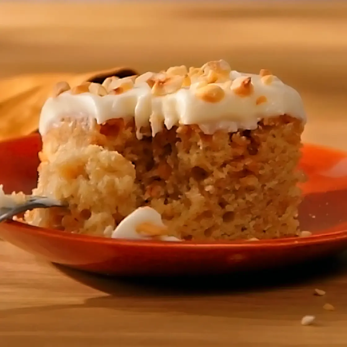 Coffee & Hazelnut Cake with Whipped Cream Frosting