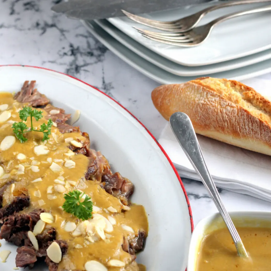 Morcillo guisado a la andaluza