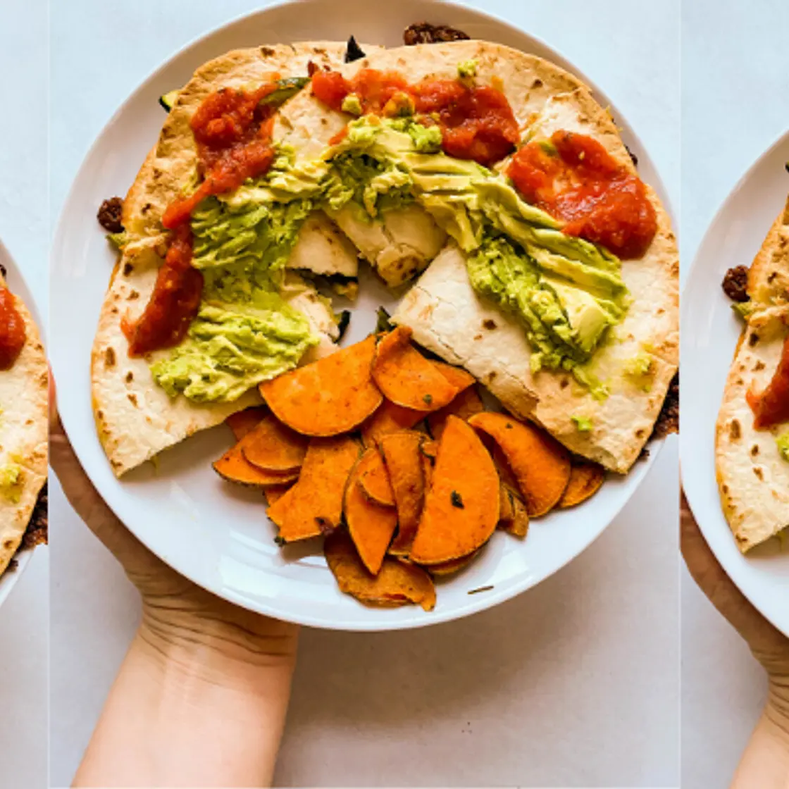 WWL Sheet Pan Quesadillas w/sweet potatoes