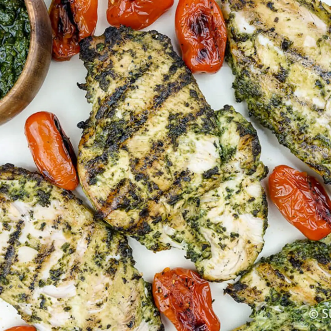 Simple Pesto Chicken