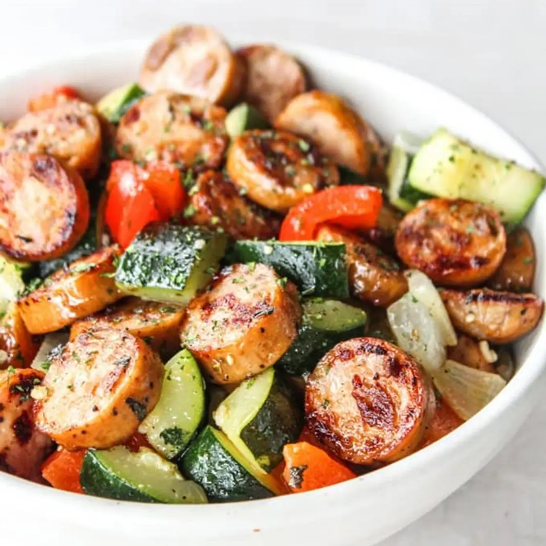 Simple Sausage & Veg
