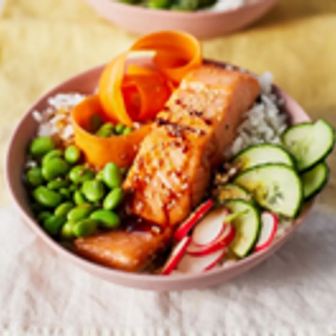 Simple Salmon Sushi Bowl