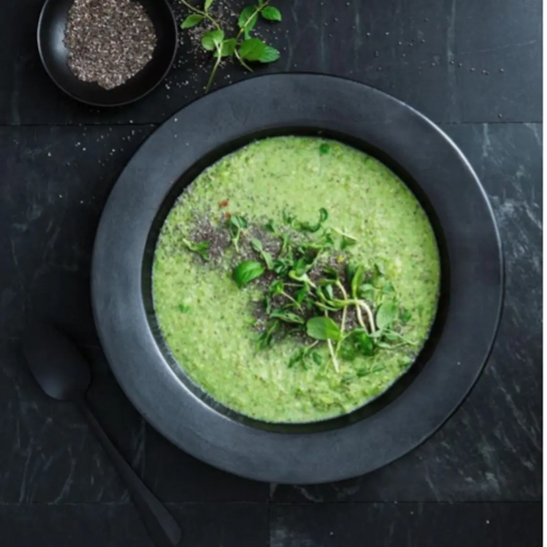 Soupe poireaux, chou kale, carottes