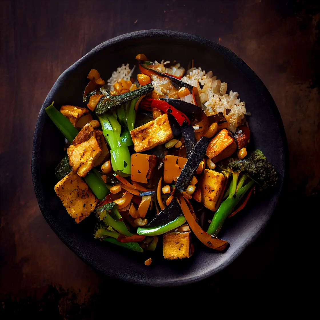 Tofu and Veggie Stir-Fry