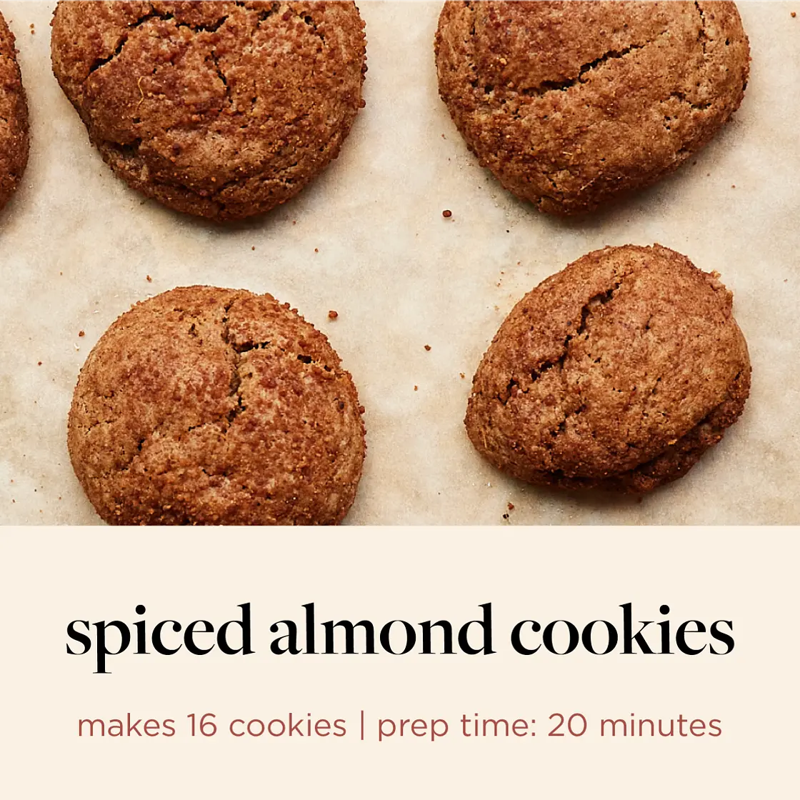 Spice Almond Cookies