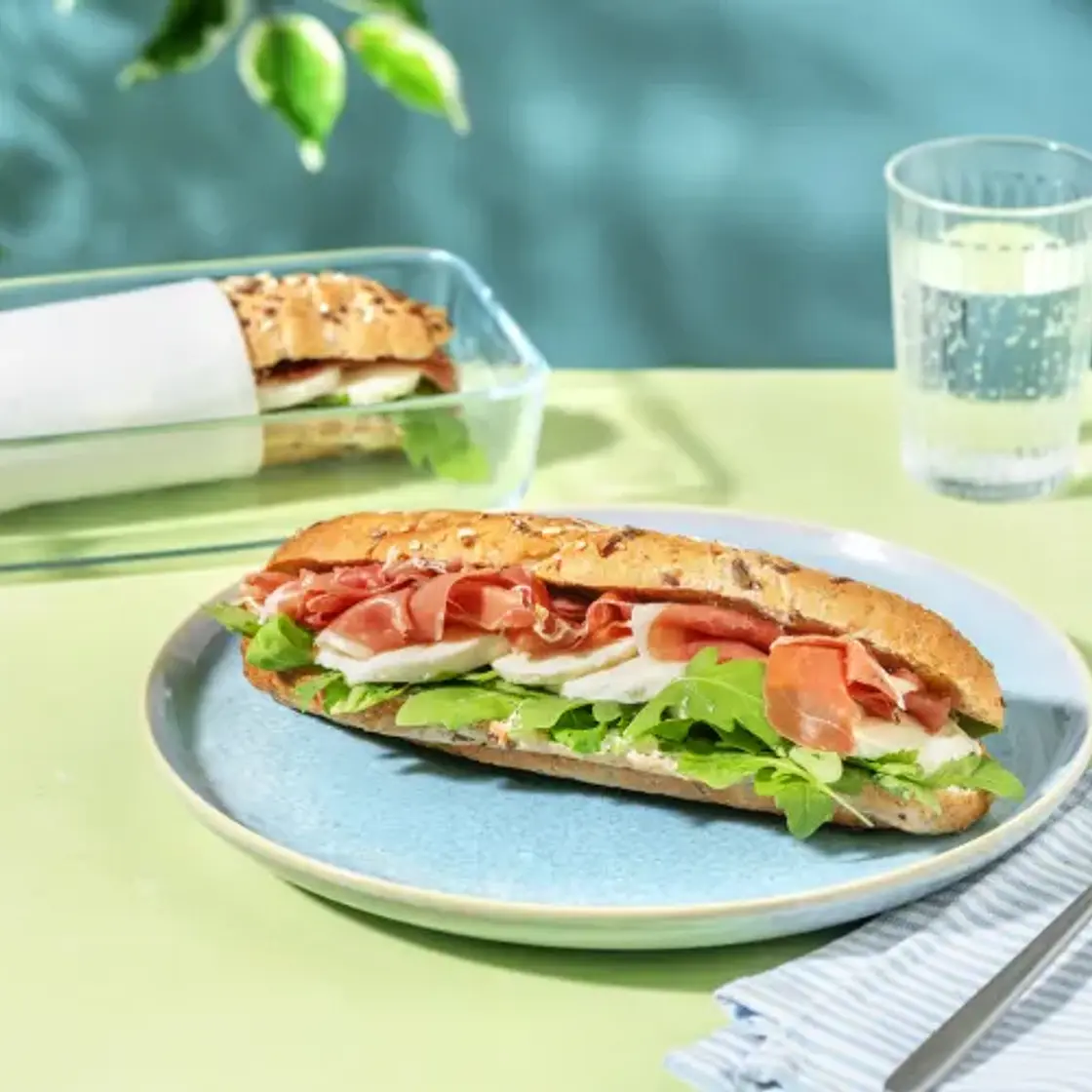 Serrano Ham & Mozzarella Roll