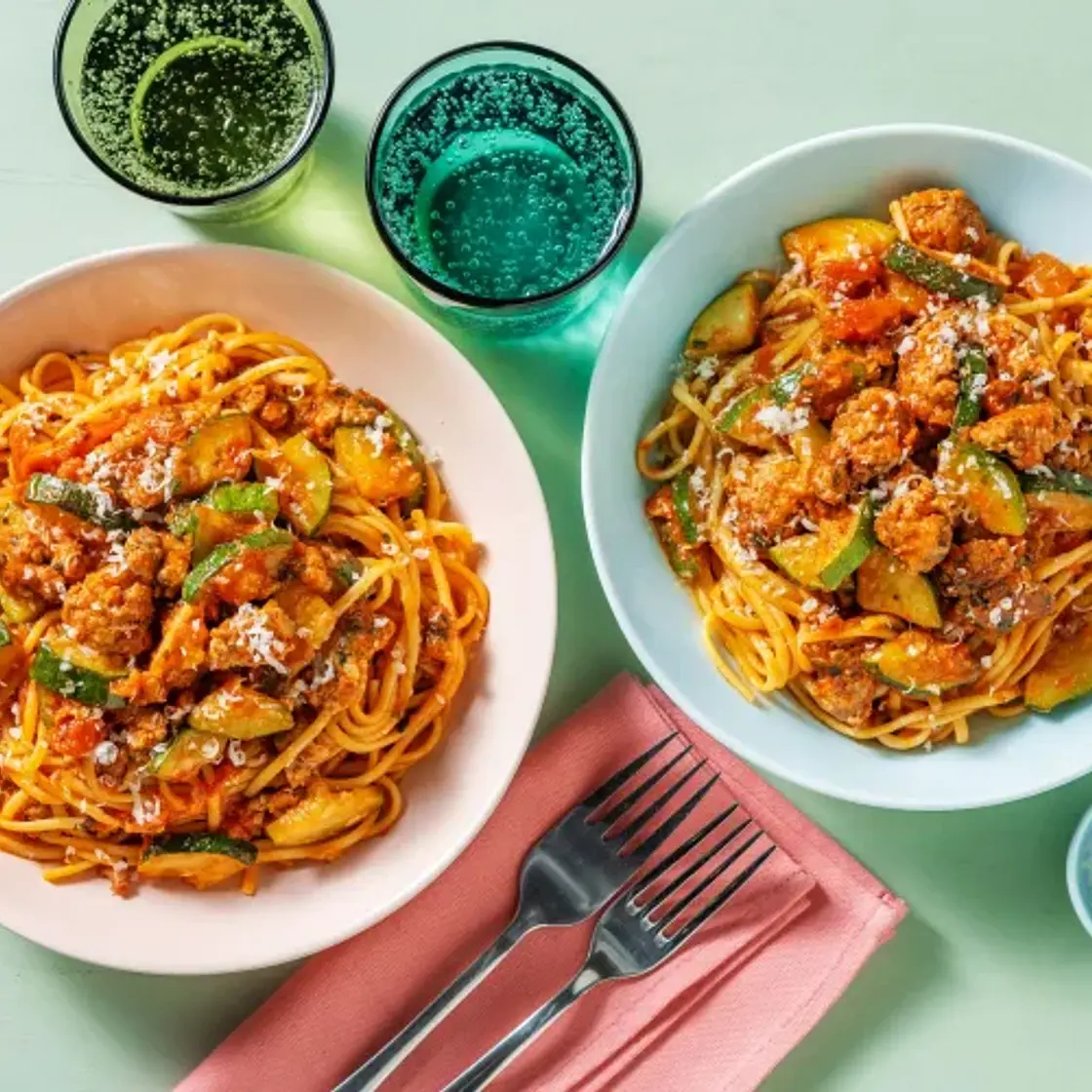 Pork and Oregano Sausage Linguine