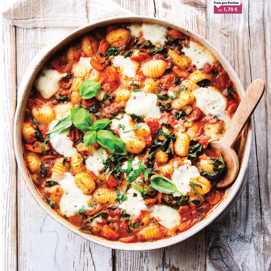 Gnocchi-Gratin mit Tomatensauce