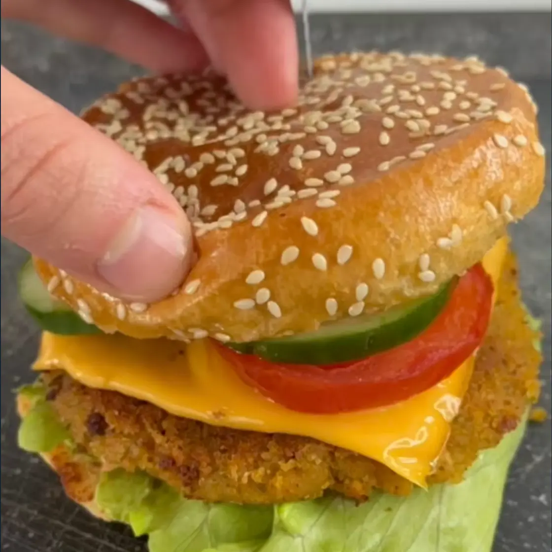 Vegetarischer Linsen Burger