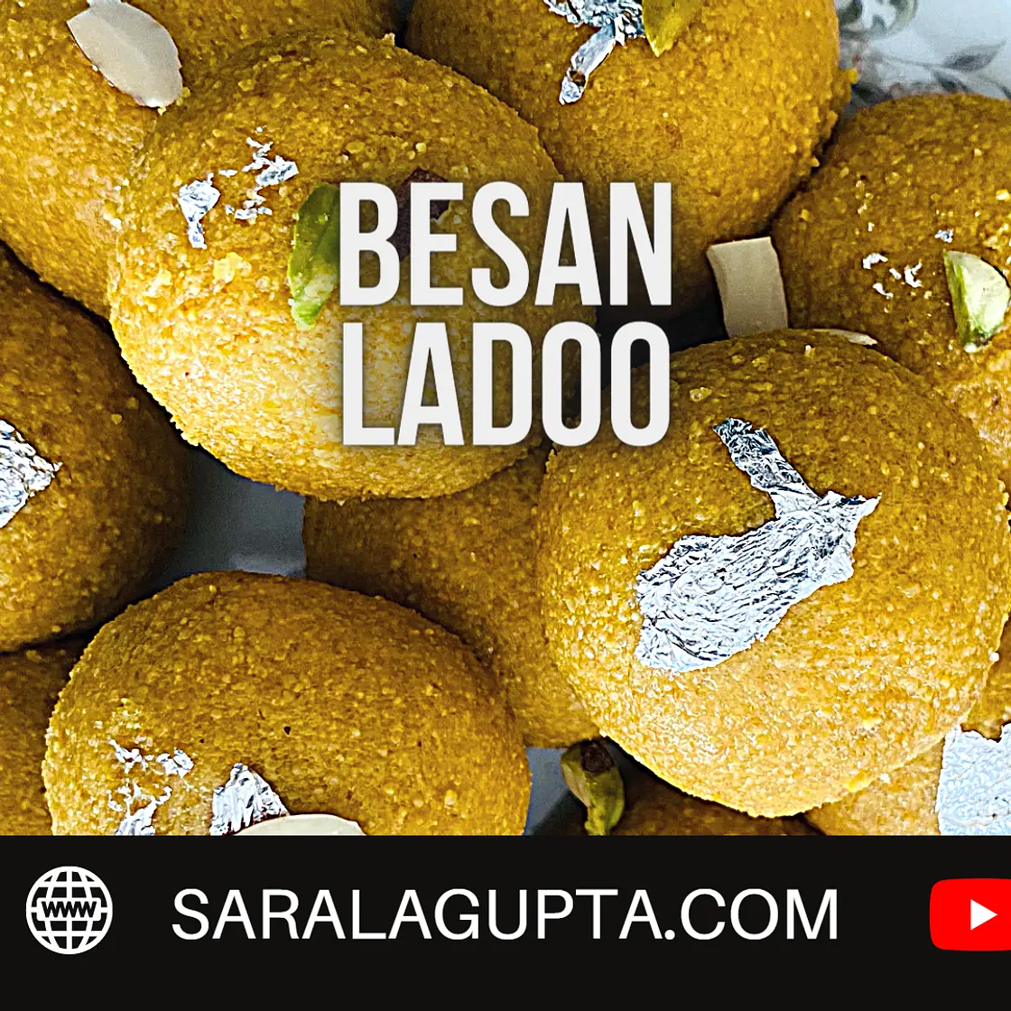 Besan Ladoo | 3 Ingredients | Indian Sweet