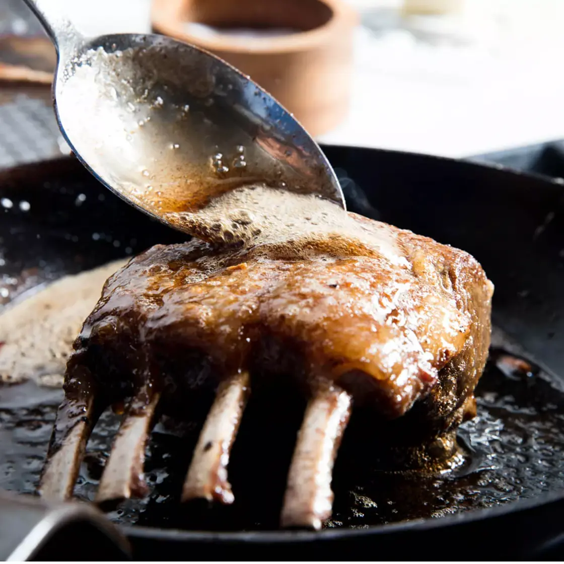 Pan-Roasted Rack of Lamb