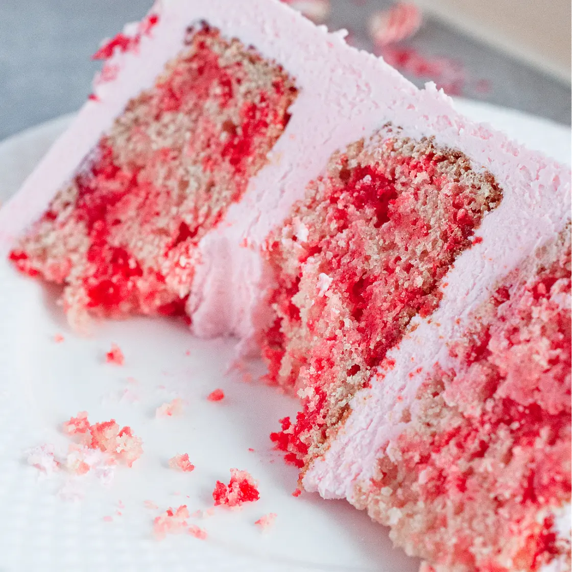 Gluten-Free Candy Cane Cake (Dairy-Free)